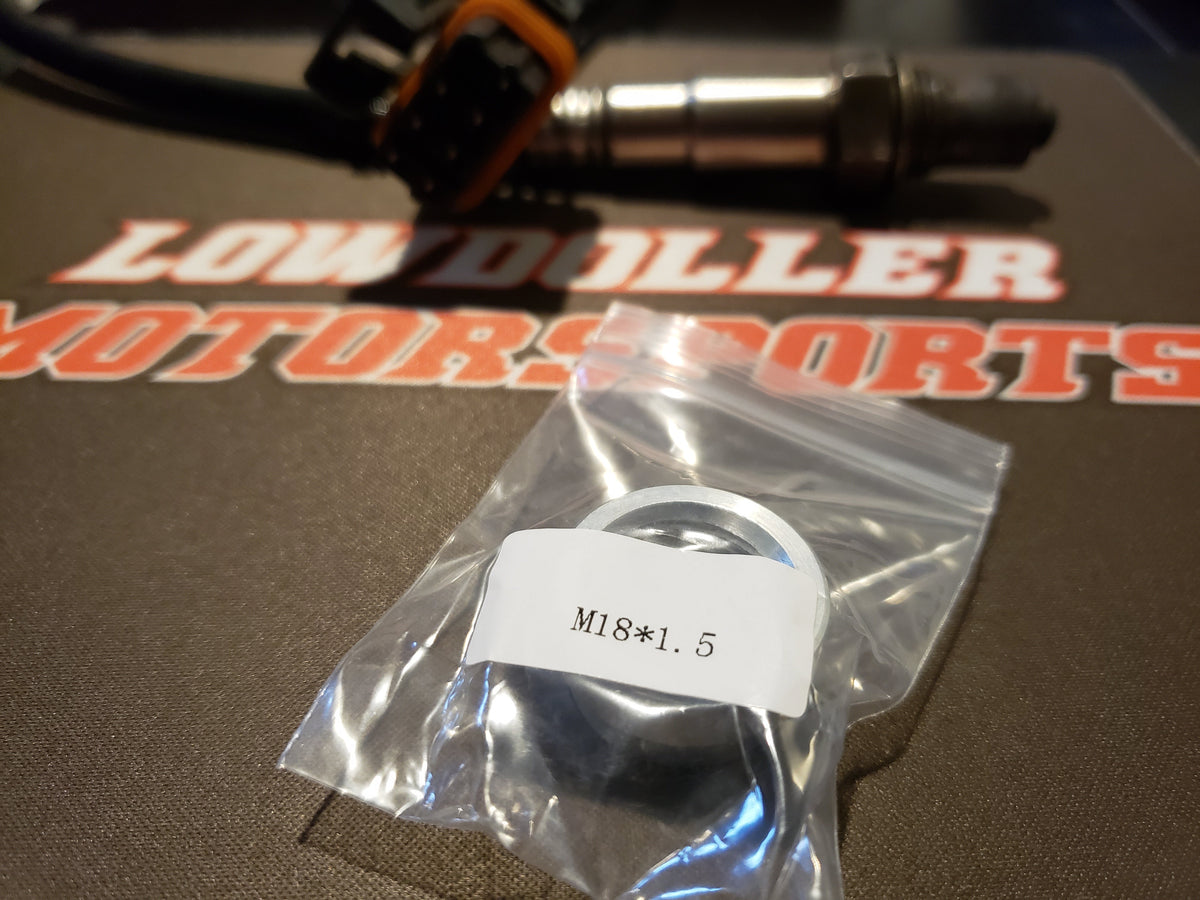 M18 X 1.5 ALUMINUM o2 weld bung PN:45007