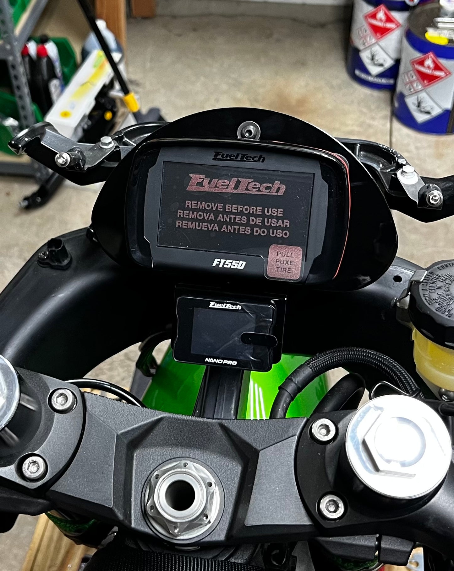 ZX14 FuelTech FT450 and FT550 Dash Bracket