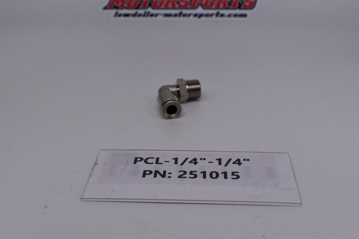 PCL-1/4"-1/4" Elbow Push Lock Fitting PN: 251015