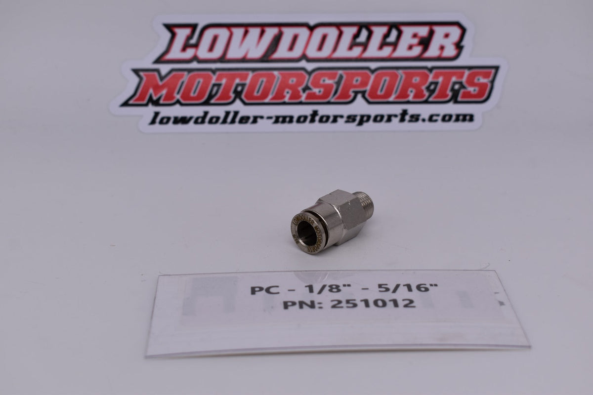 PC 1/8"-5/16" Straight Push Lock Fitting PN: 251012