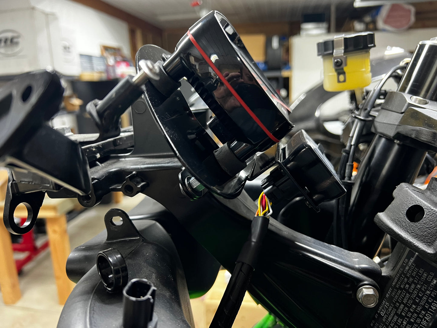 ZX14 FuelTech FT450 and FT550 Dash Bracket