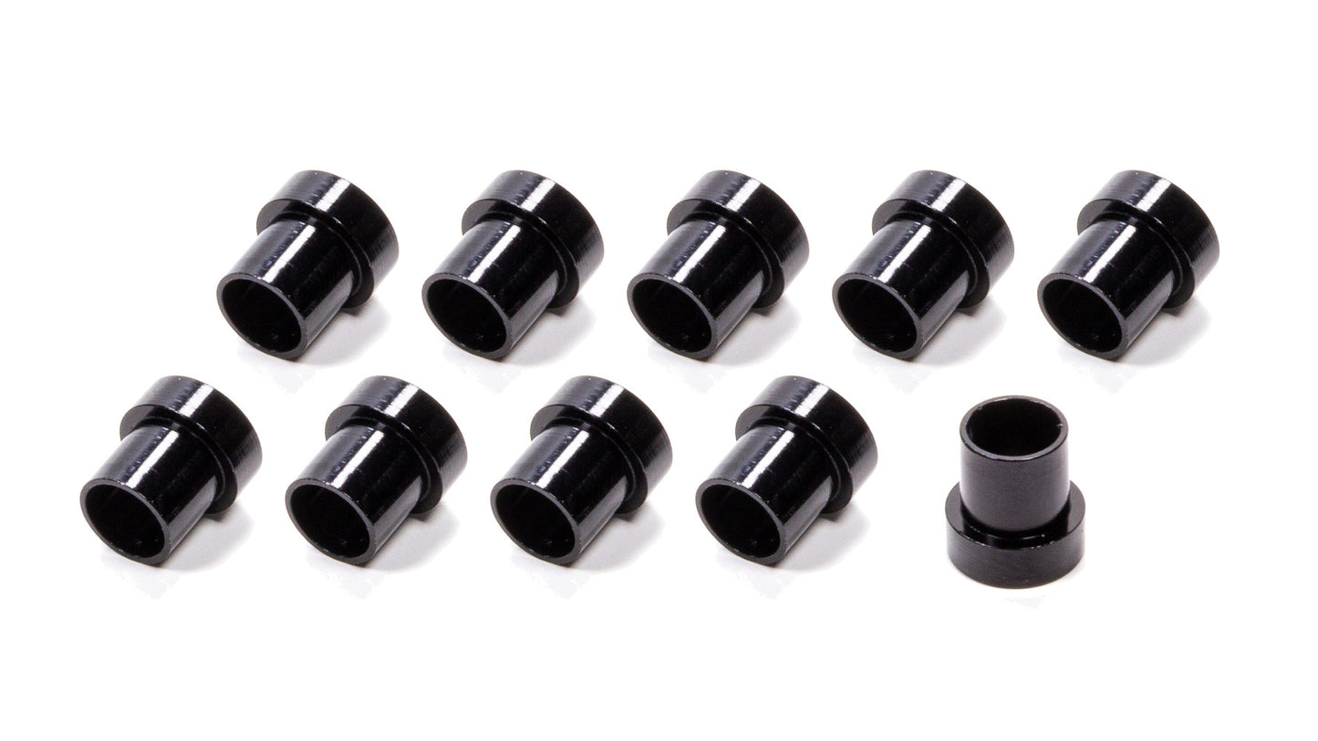 #6 Alum Tube Sleeves (10pk) Black