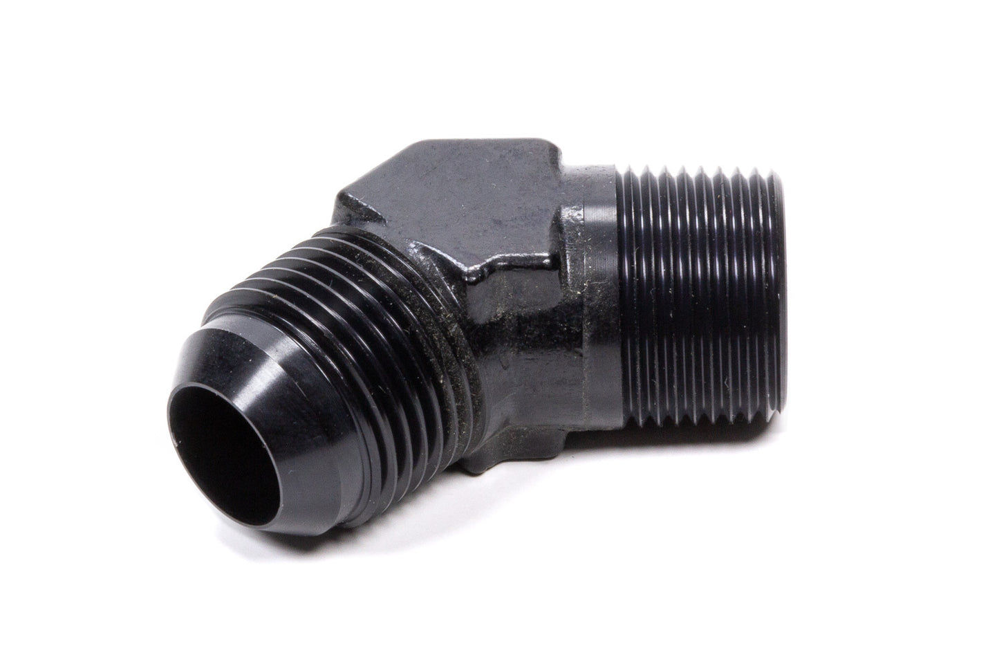 45 Deg Adapter Fitting #10 x 3/8 MPT Black
