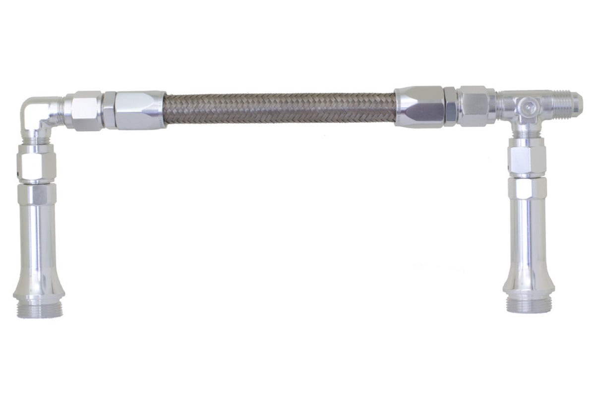 6AN Dual Feed Carb Kit Clear