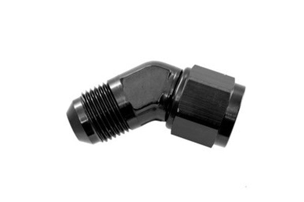 4AN Male to 4AN Female 45Deg Black