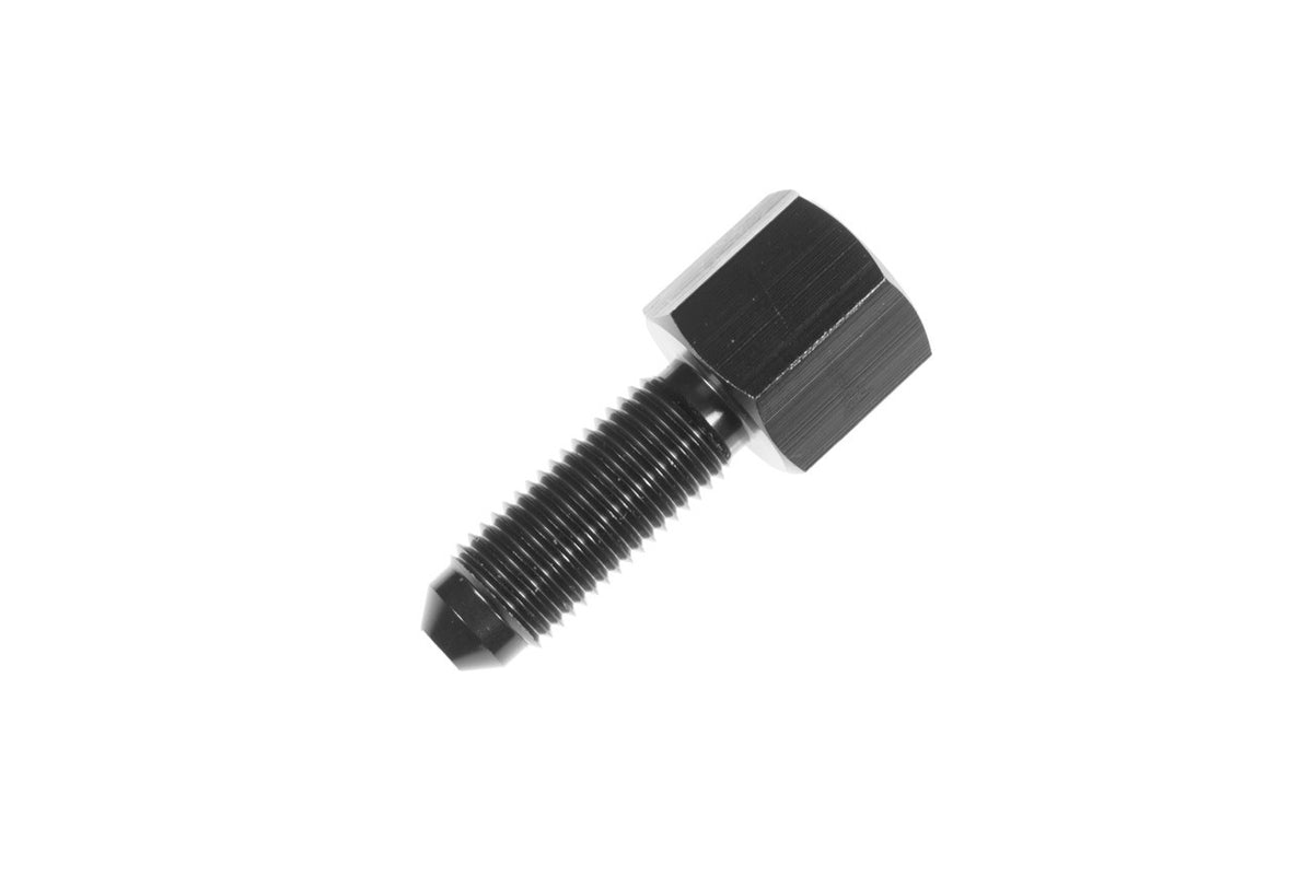 4AN Male Bulkhead to 1/8in FPT Black