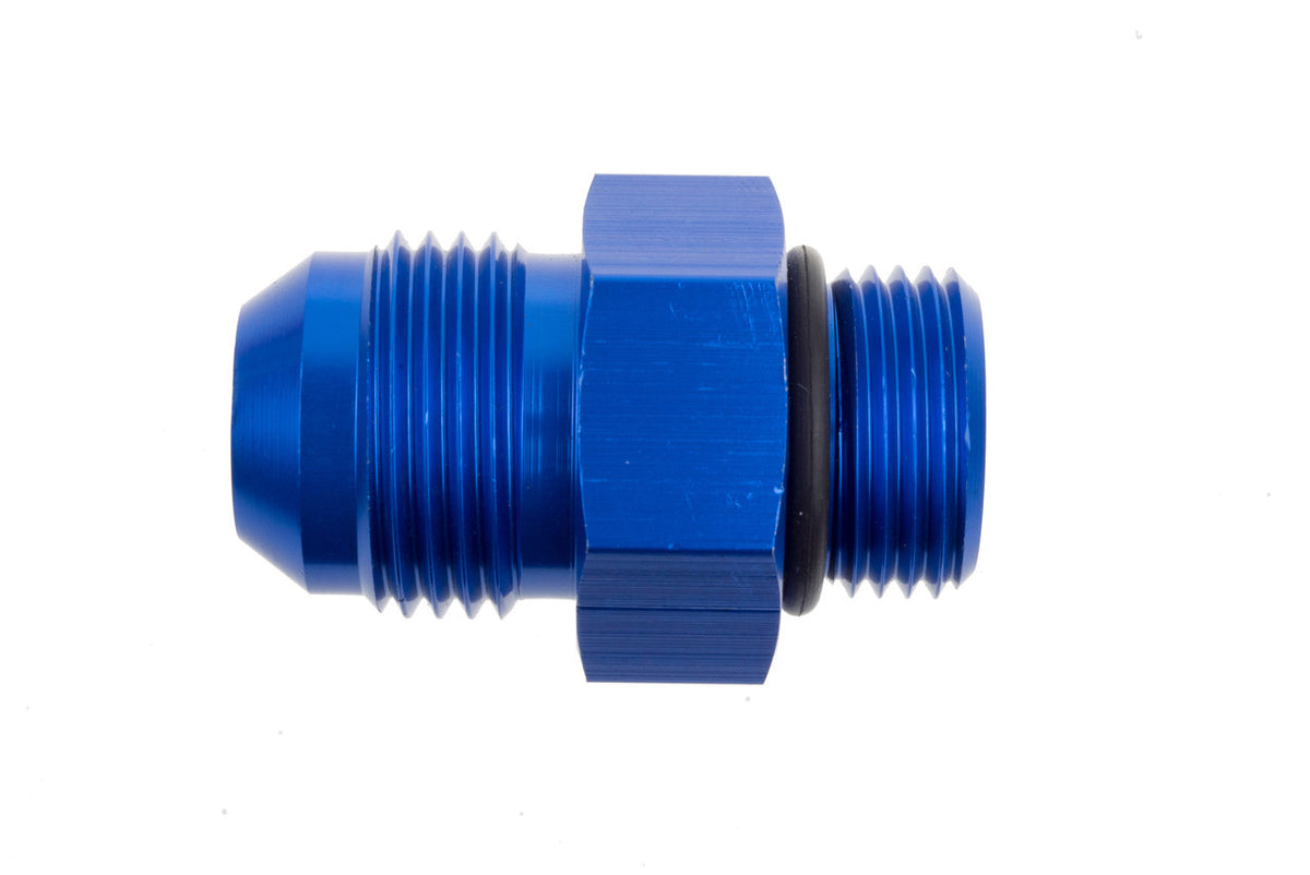 8AN to 10AN O-Ring Port Adapter Blue Male Male
