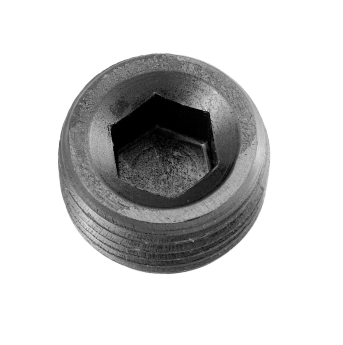 1in NPT Hex Head Plug Black