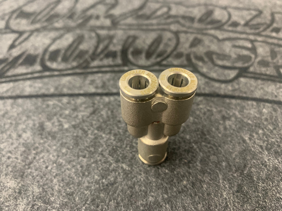 PCY-1/4" Y Push Lock Union PN:251005