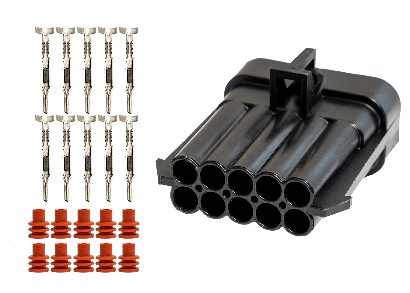 LS550 V8 10-Way Connector Kit