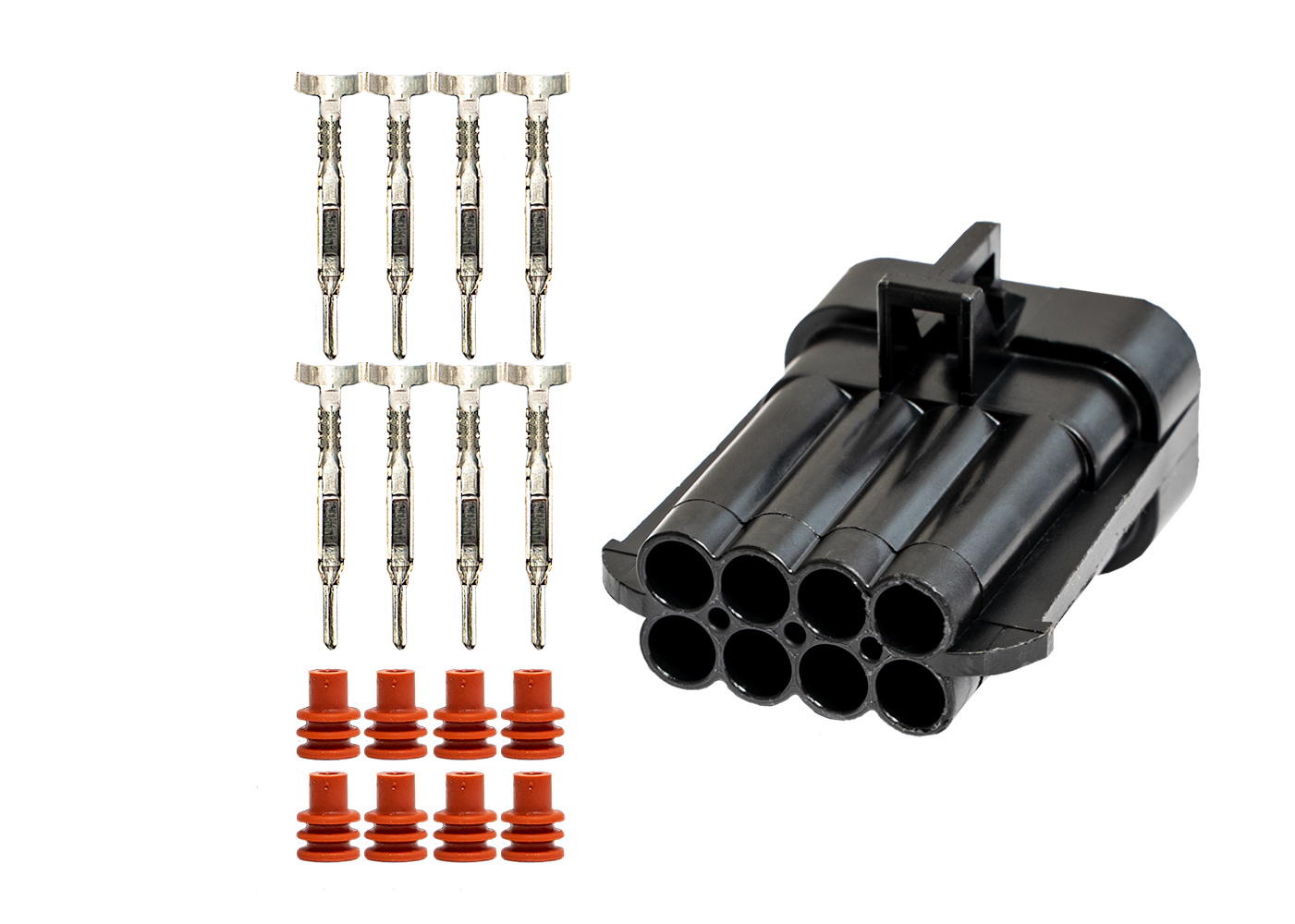 LS550 V8 8-Way Connector Kit