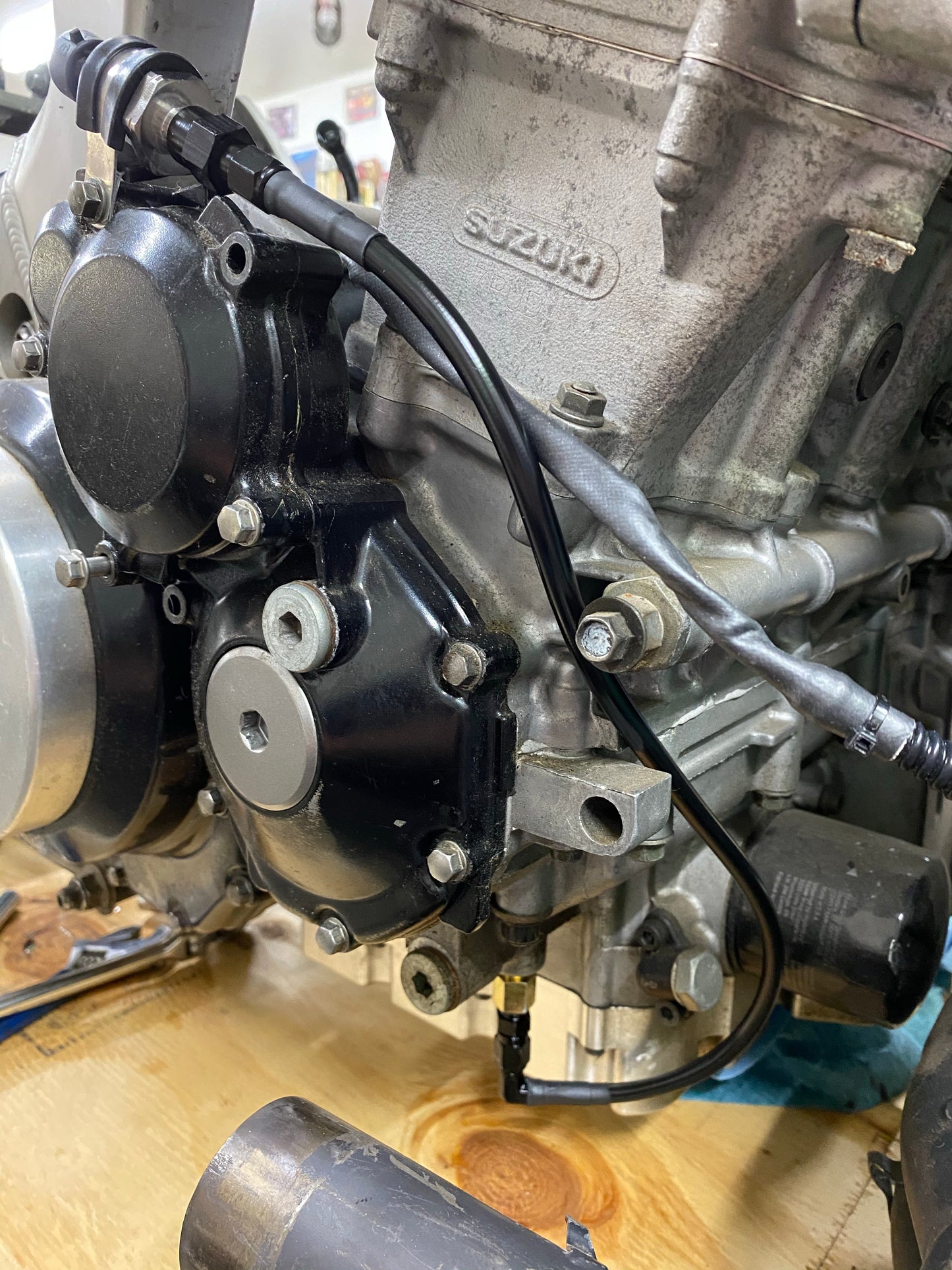 Hayabusa/GSXR Oil Pressure Remote Mount Kit