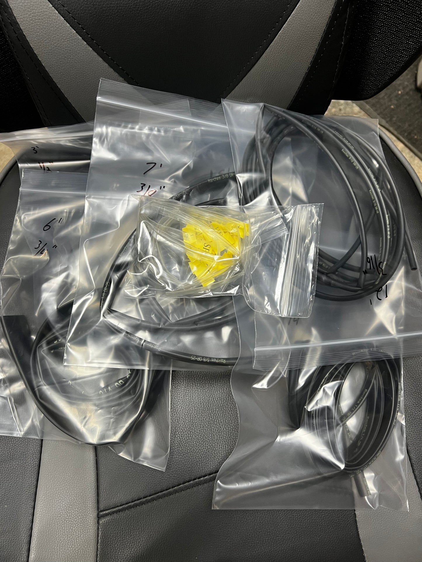 Heat shrink and wire label kit