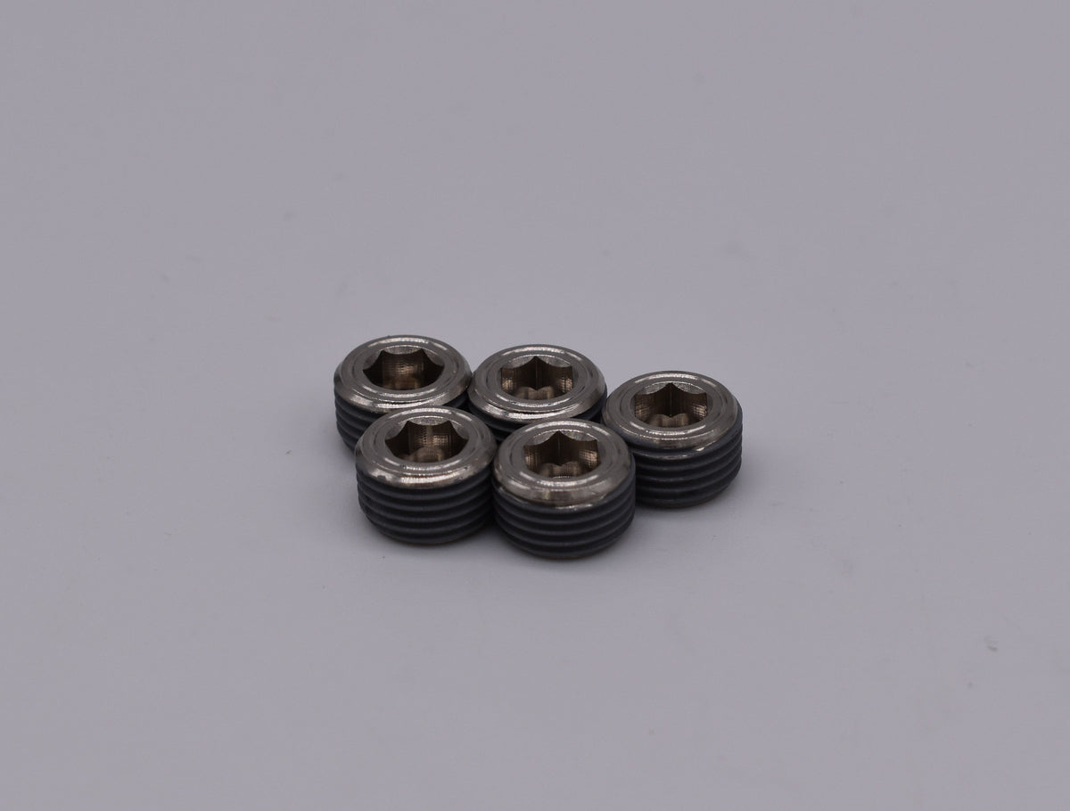 PCP -1/8" NPT Hex Plug (Pack of 5) PN:251009