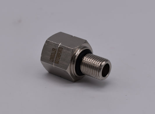 M10x1.0 Male to 1/8" NPT Female Adapter PN: 251036