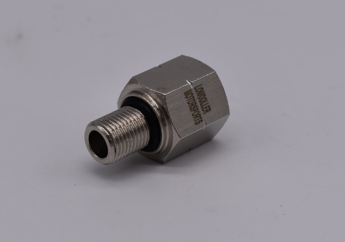 M10x1.0 Male to 1/8" NPT Female Adapter PN: 251036