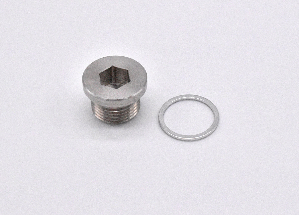M18 X 1.5 STAINLESS STEEL O2 Sensor Plug - PN:45017