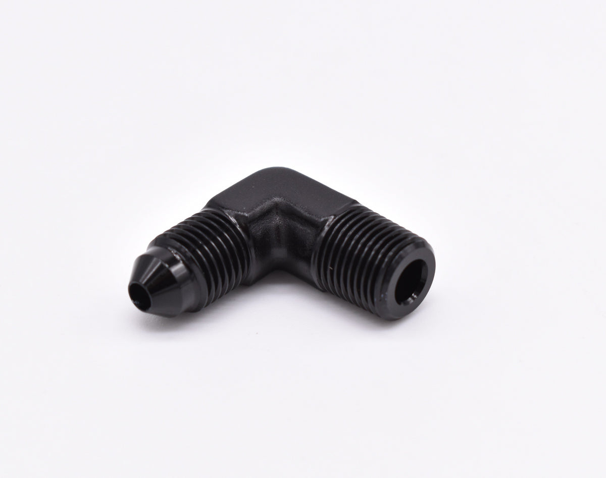 1/8" NPT to -3AN Male Elbow PN: 456170