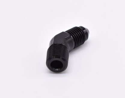 1/8" NPT Male to -3AN Male 45 Degree PN: 456173