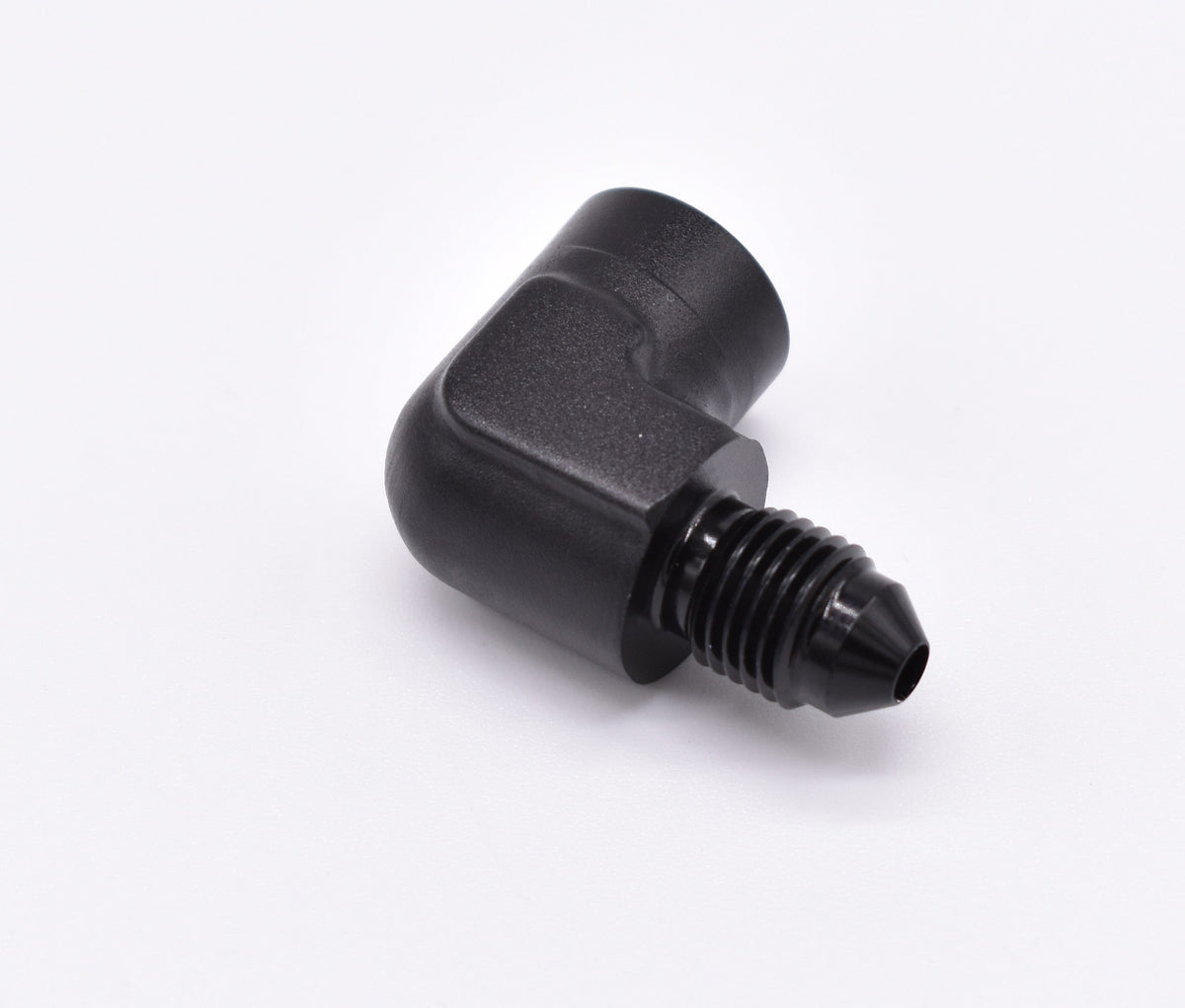 Female 1/8" NPT to -3AN Male Flare 90 Degree Adapter PN: 456182