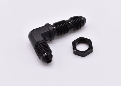 -3AN 90 Degree Bulkhead with Securing Nut PN: 456185