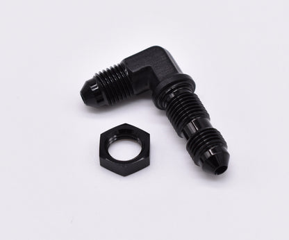 -3AN 90 Degree Bulkhead with Securing Nut PN: 456185