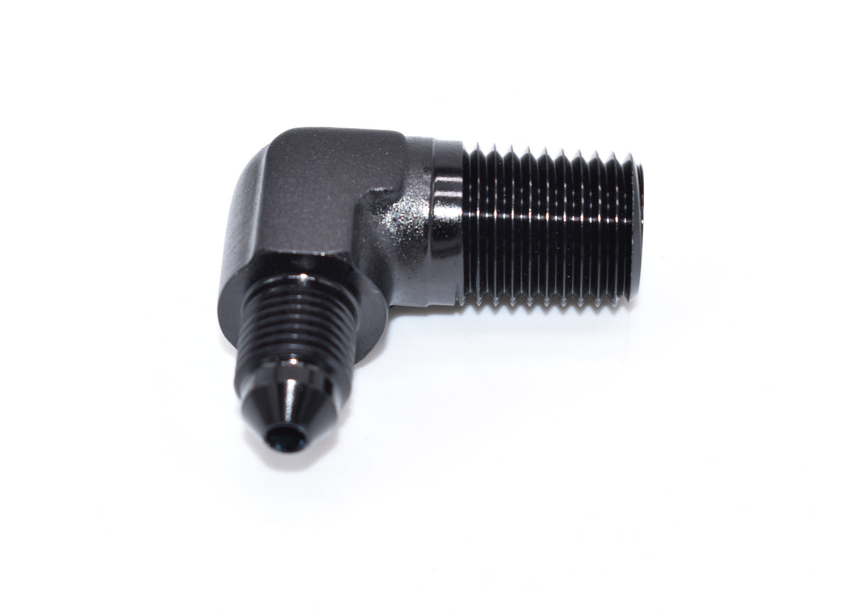 1/4" NPT to -3AN 90 Degree Adapter PN: 456187
