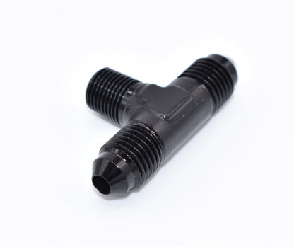 -4AN TEE to 1/8" NPT Male on Side PN: 456194