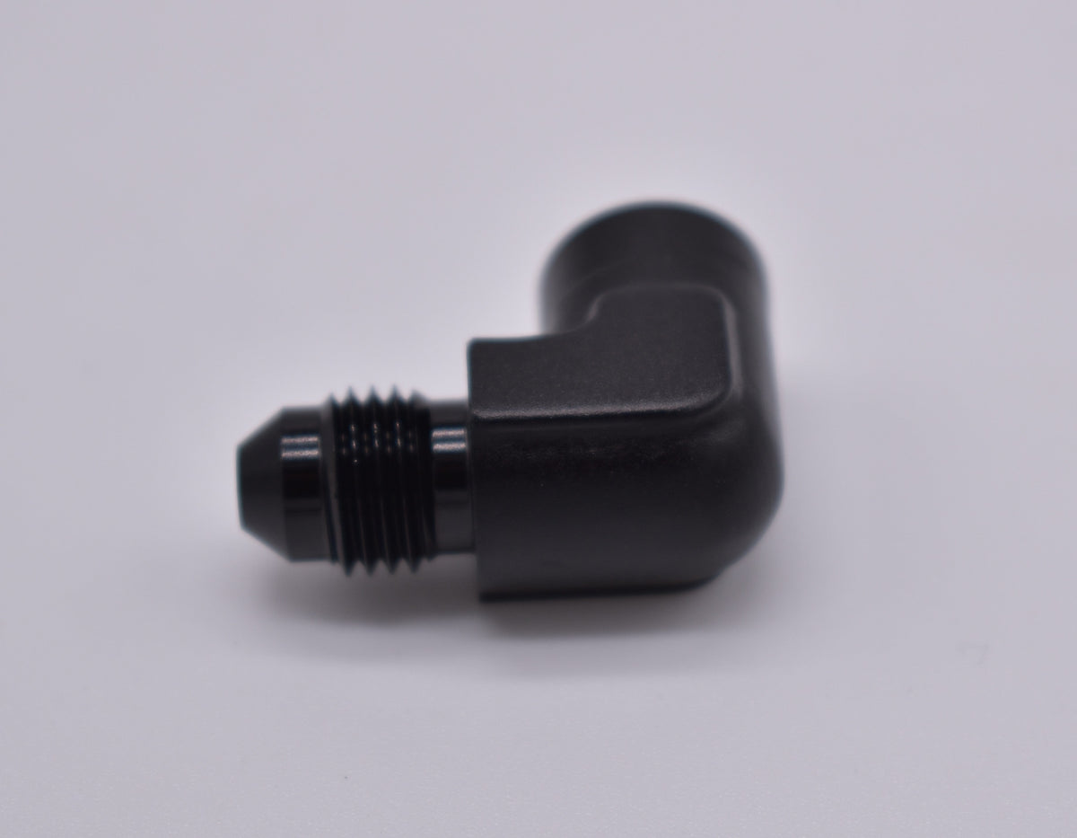 Female 1/8" NPT to -4AN Male 90 Degree Adapter PN: 456195