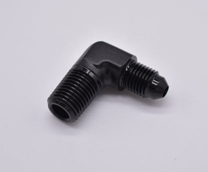 1/4" NPT to -4AN 90 Degree Adapter PN: 456206
