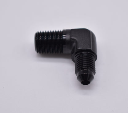 1/4" NPT to -4AN 90 Degree Adapter PN: 456206