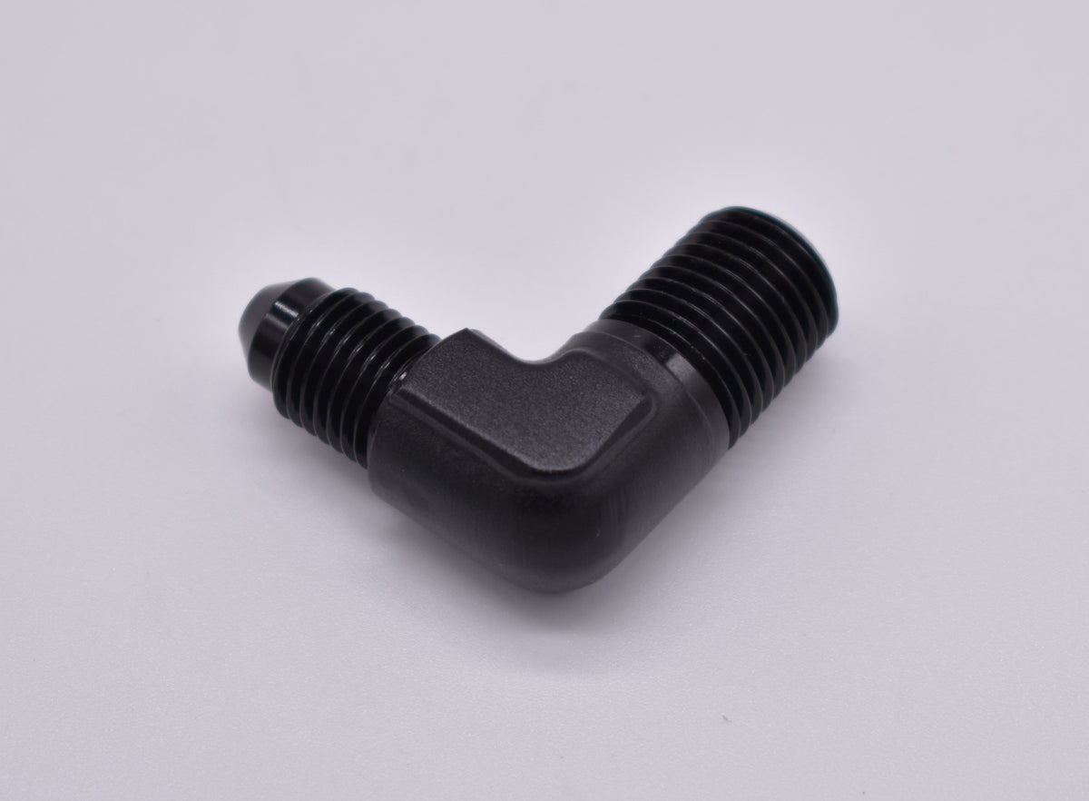 1/4" NPT to -4AN 90 Degree Adapter PN: 456206