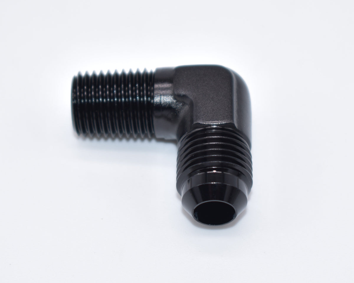 1/4" NPT to -6AN 90 Degree Adapter PN: 456211
