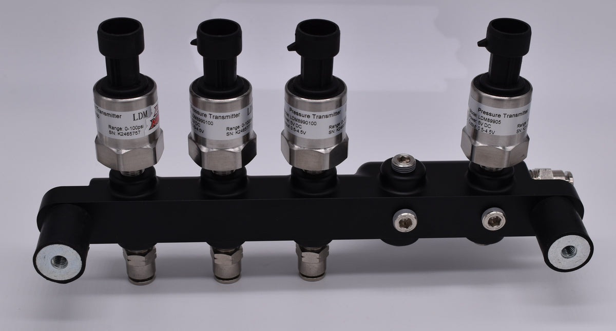 PN: 50007 LIGHTWEIGHT **Left Handed** 5 Port Remote Sensor Mount