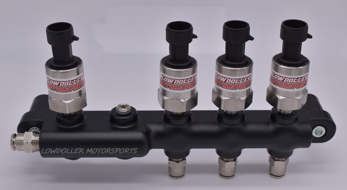 PN: 50007 LIGHTWEIGHT **Left Handed** 5 Port Remote Sensor Mount