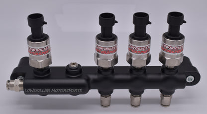 PN: 50007 LIGHTWEIGHT **Left Handed** 5 Port Remote Sensor Mount