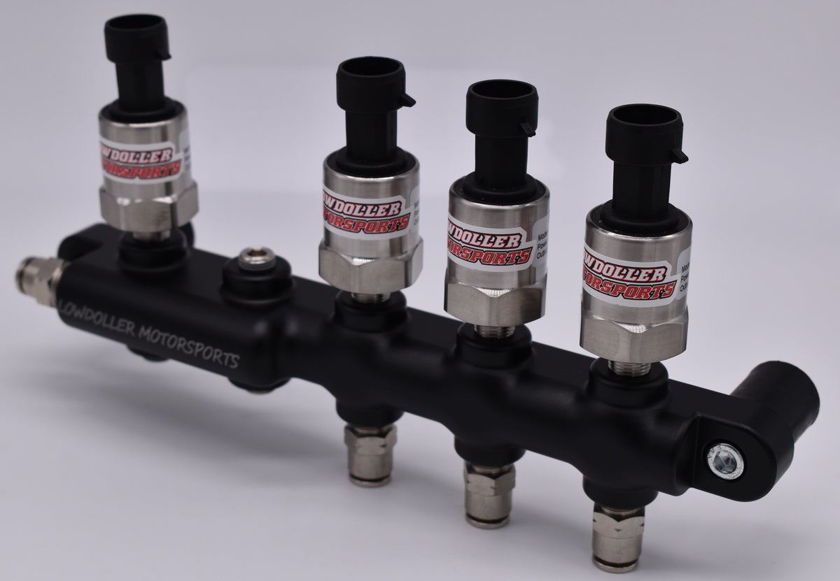 PN: 50007 LIGHTWEIGHT **Left Handed** 5 Port Remote Sensor Mount