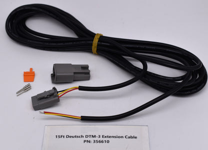 PN: 356610 - 15 Ft Deutsch DTM-3 Extension Cable
