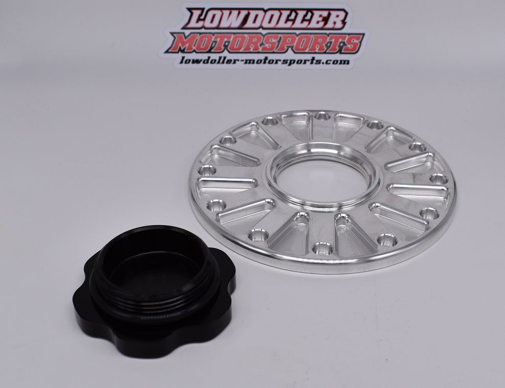 Lowdoller Motorsports 12 Bolt Flannel Fuel Cell Cap
