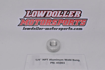 1/4” NPT Aluminum Weld Bung PN: 45003