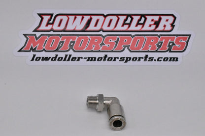PCL-1/8"-1/4" 90° Elbow Push Lock Fittings PN: 251002