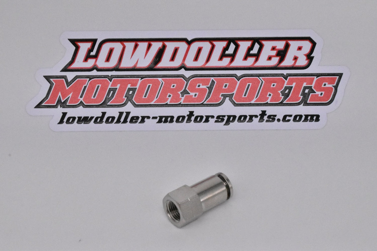 PCF-1/8"-1/4"  Female 1/8" NPT to 1/4" Tubing PN: 251003