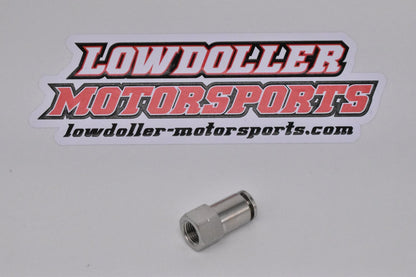 PCF-1/8"-1/4"  Female 1/8" NPT to 1/4" Tubing PN: 251003