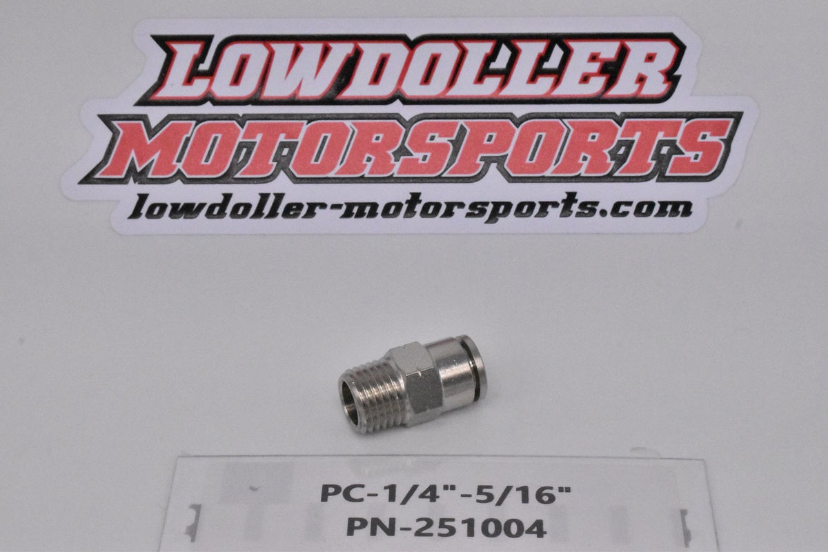 PC-1/4"-5/16"  Straight Push Lock Fitting PN: 251004