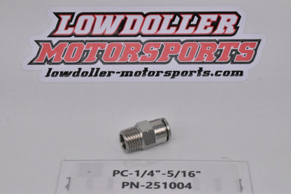PC-1/4"-5/16"  Straight Push Lock Fitting PN: 251004