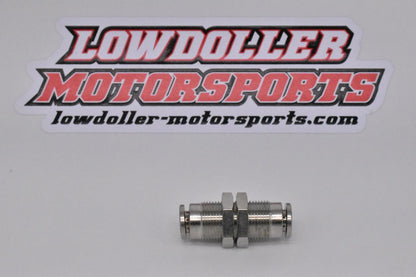 PCB-1/4" Bulkhead Push Lock Fitting PN: 251006