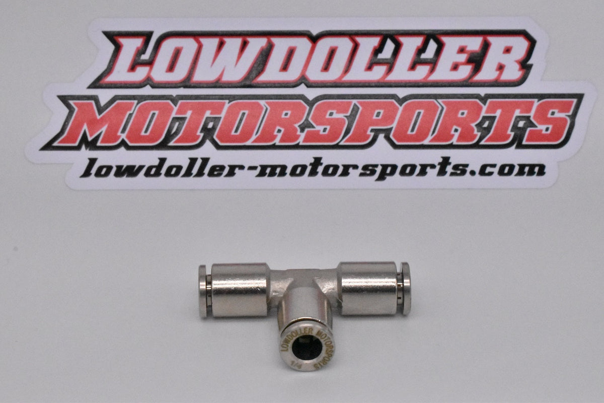 PCT-1/4" T Push Lock Union PN: 251007