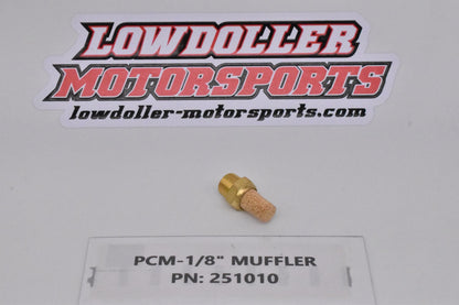 PCM-1/8" NPT Muffler PN:251010