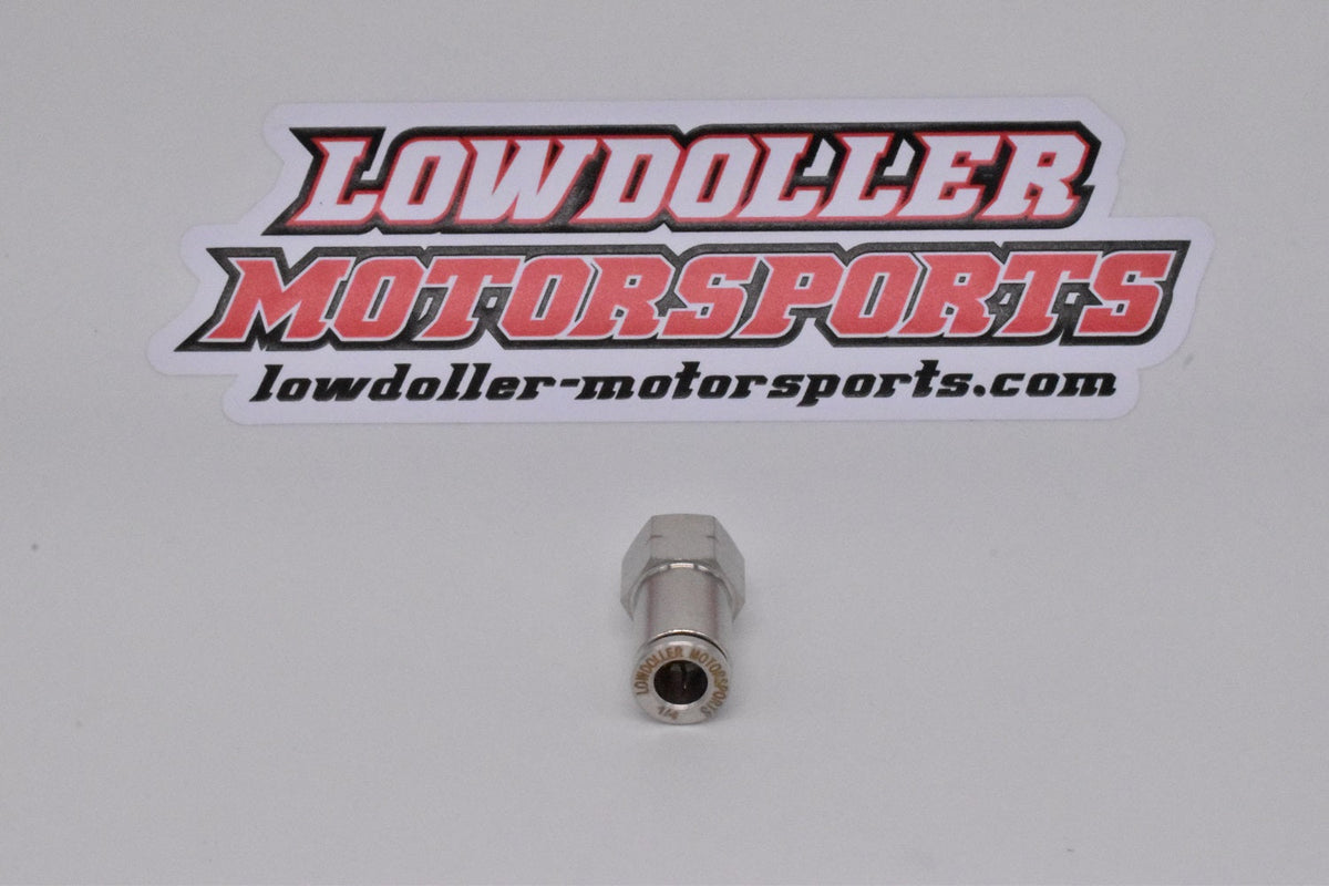 PCF-1/8"-1/4"  Female 1/8" NPT to 1/4" Tubing PN: 251003
