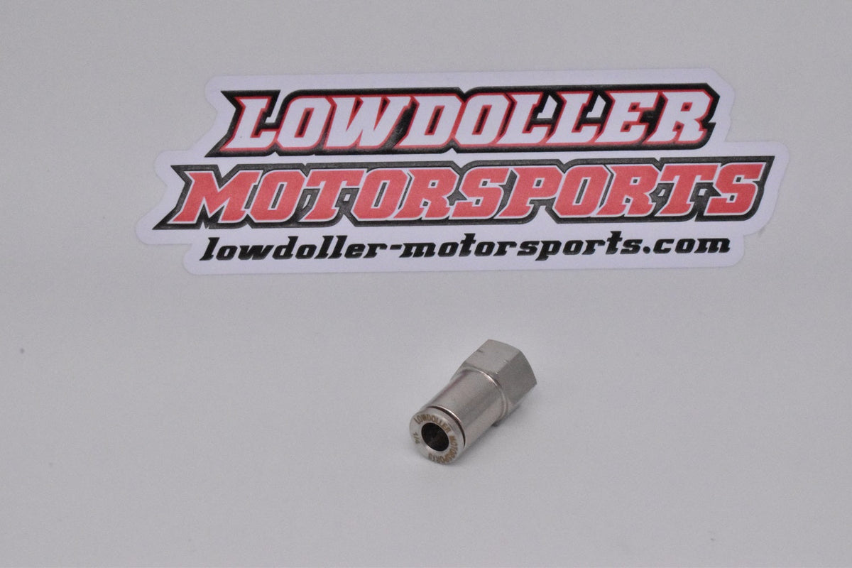 PCF-1/8"-1/4"  Female 1/8" NPT to 1/4" Tubing PN: 251003